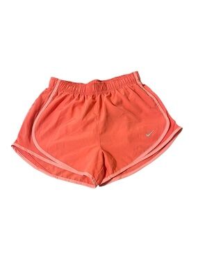 Nike Tempo Running Shorts Dri-FIT Bright Coral Neon Pink Mesh Trim Women’s Small